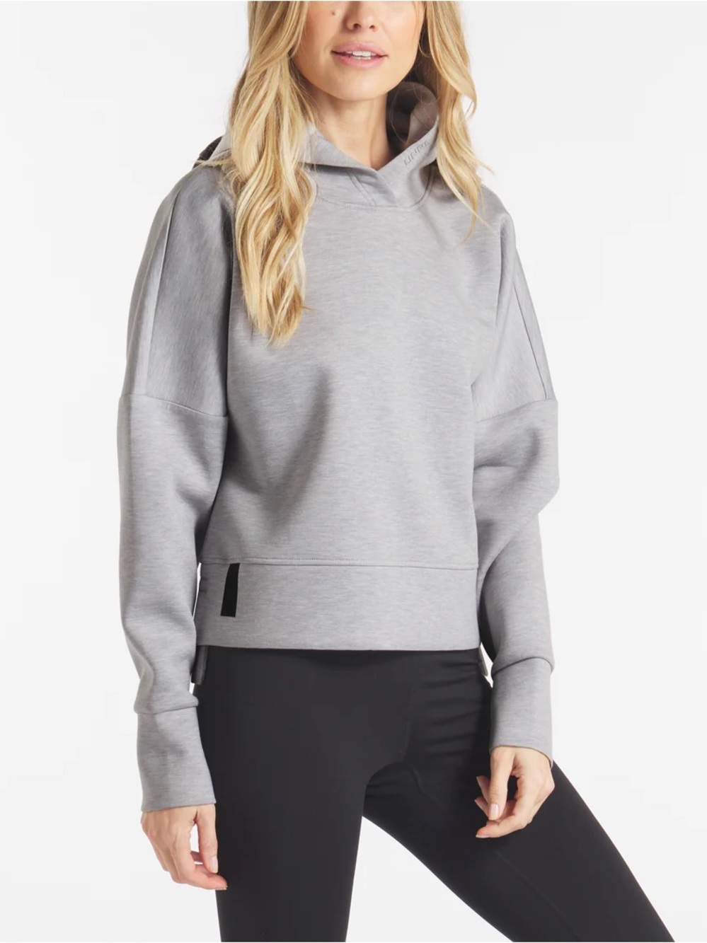 UNRL LUXBREAK OVERSIZED HOODIE Women’s Gray Hooded Pullover Sweatshirt